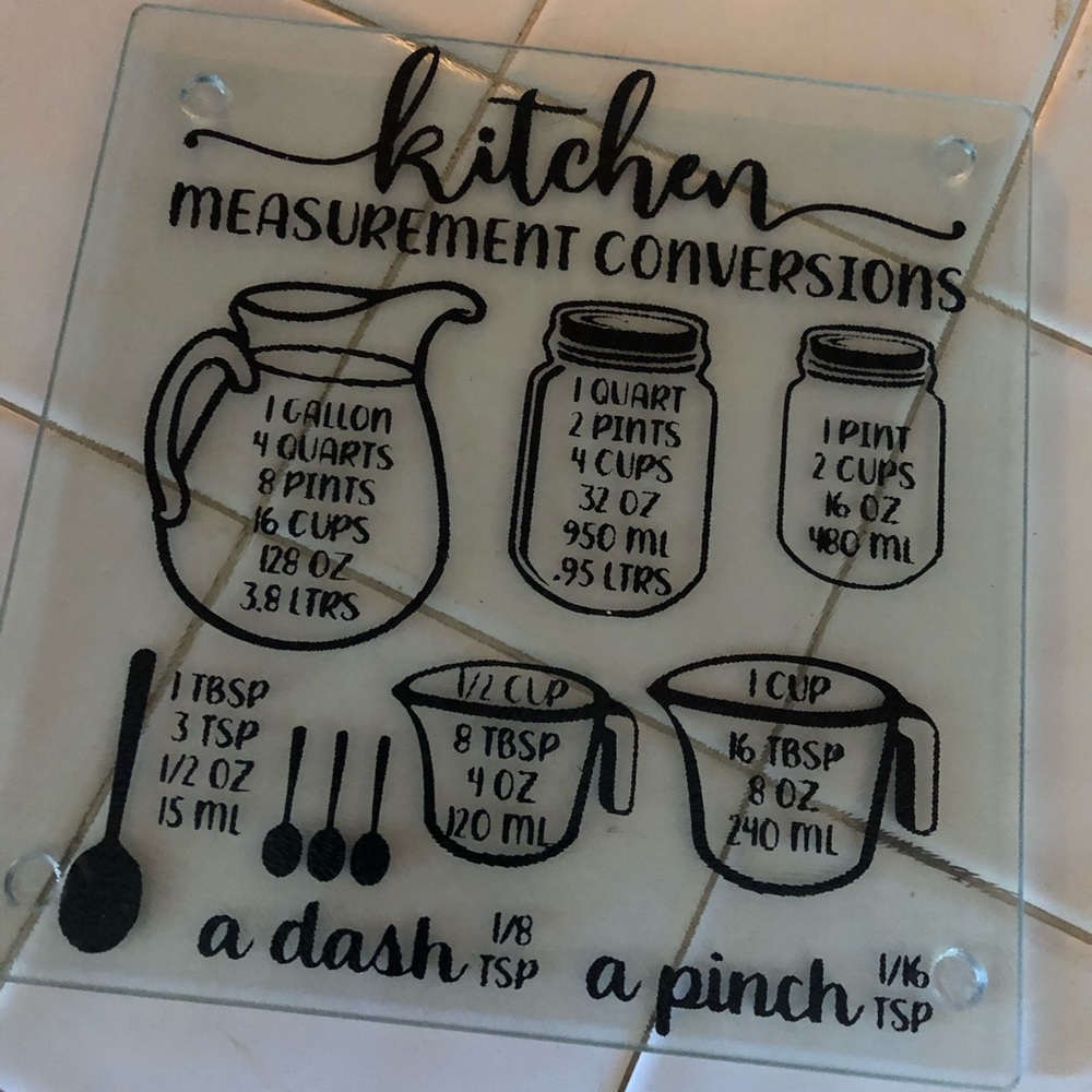 Glass cutting board